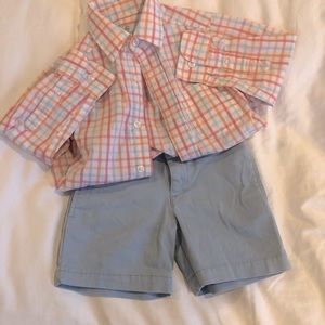 Robin egg blue spring shorts size 3/3T